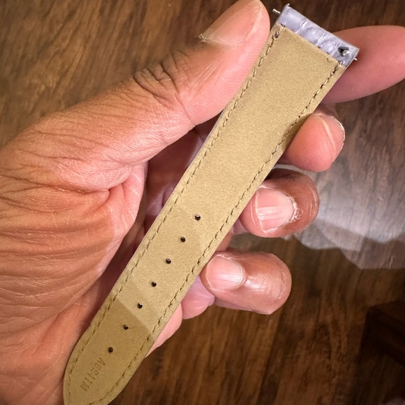 Hadley Roma genuine Alligator leather watch strap (20mm width)_NEW without tags - Picture 4 of 6